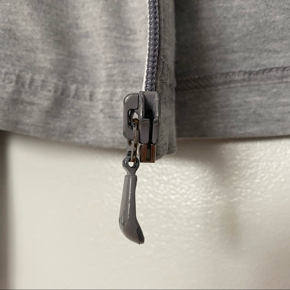 Adidas Gray Zip Up Sweatshirt - Picture 6 of 8